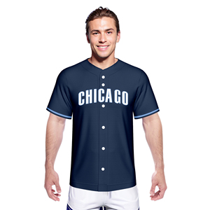 <span class=keywords><strong>Camiseta</strong></span> de Béisbol Deportiva al por Mayor, Cuello en V, Secado Rápido, Transpirable, 260g, con Logotipo, Nombre y Número Impresos por Transferencia de Calor, Manga Corta - Product Image 4