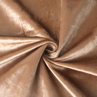 Tissu en velours italien de luxe, doux, brillant, en polyester, pour robe, canapé, rideau, coussin décoratif