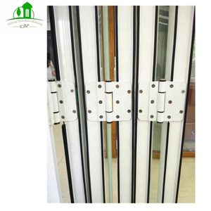 Accordion Cách Nhiệt GẤP LƯỚI Cửa Với Kính Trang Trí Và Khóa - Product Image 1