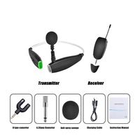 Xtuga KX-618 2022 Nouveau microphone sans fil tour de cou à suppression de bruit en mode privé, mains libres, longue autonomie pour le sport et les discours