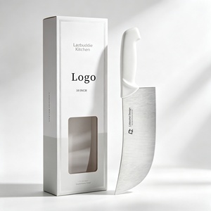 Cuchillo para cortar de acero inoxidable con mango de PP, material engrosado, para uso doméstico en la cocina. Suministro directo de fábrica. OEM - Product Image 1