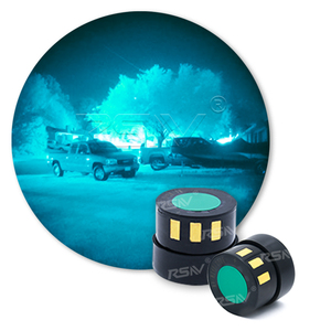 Tube intensificateur de vision nocturne RSNV MX10160/MX10130 à phosphore vert et blanc FOM1400+ Gen2+ avec grossissement 1x, étanche - Product Image 3