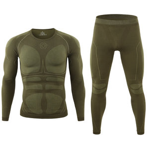 Ensemble de <span class=keywords><strong>sous</strong></span>-vêtements thermiques <span class=keywords><strong>pour</strong></span> hommes, couche de base de sport, haut et bas à manches longues, caleçons à séchage rapide, leggings <span class=keywords><strong>pour</strong></span> <span class=keywords><strong>ski</strong></span>, course et fitness - Product Image 3