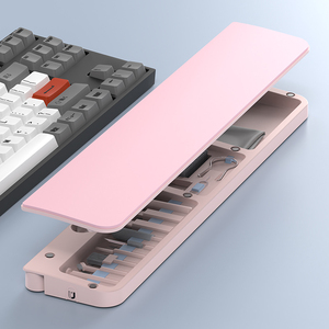 Kit spazzole per la pulizia dello schermo panno per la pulizia del tessuto in pelle preferito con supporto per cellulare tastiera poggiapolso - Product Image 1