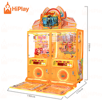 Machine d'arcade commerciale à monnayeur pour jeu de capture de cadeaux, jeu de course à deux joueurs, avec système de récompense par clip et de distribution de prix
