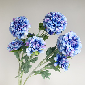 CM-TH1171 Nueva Flor Artificial de Caléndula de Alta Calidad para Decoración de Bodas, Flores de Látex con Tacto Real - Product Image 2