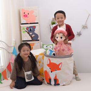 Vente en gros Inventaire Conception Prix Compétitif Panier à Linge pour Bébé Toile Forme Ronde Pas Cher Salle de Bain Panier à Linge - Product Image 6