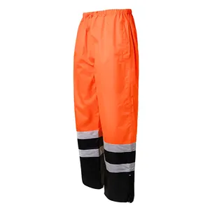 Водонепроницаемый Дождевик куртка Рабочая одежда отражающий плащ пончо для работников на открытом воздухе