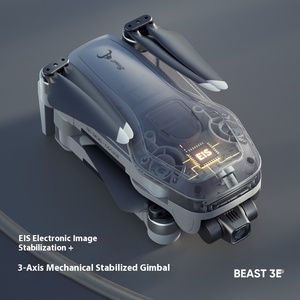 Nouveau drone débutant SG906 MAX2 BEAST <span class=keywords><strong>3E</strong></span> 4K GPS avec évitement d'obstacles à 360°, quadricoptère RC FPV avec gyroscope 6 axes et transmission de 4000 m - Product Image 1