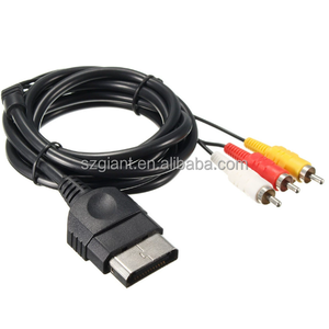 เปลี่ยนสายคอมโพสิตวิดีโอเสียง 6FT สายไฟ <span class=keywords><strong>AV</strong></span> 3 RCA สําหรับคอนโทรลเลอร์คลาสสิกเก่าของ Xboxes - Product Image 1