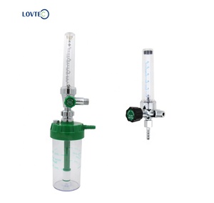 Lovtecホット販売医療用タービン流量計デジタルガス流量計加湿器コネクタ付き流量調整 - Product Image 4