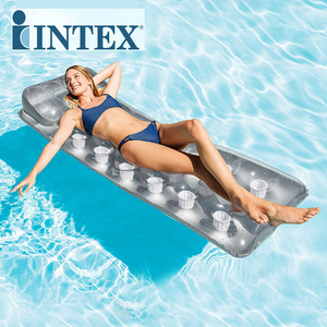 <span class=keywords><strong>INTEX</strong></span> 58894 — flotteur de piscine gonflable, tapis flottant à 18 poches, plateforme solaire - Product Image 1