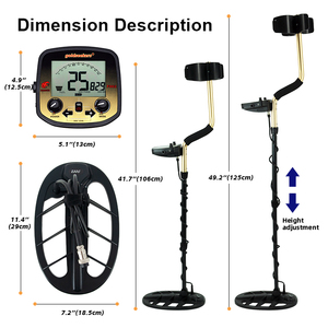 Detectores F002 <span class=keywords><strong>Detector</strong></span> de Metais Subterrâneo Tudo em Um <span class=keywords><strong>Detector</strong></span> de Ouro Industrial Metal Goldseeker 71x26x15.5cm 1 X 9V (6F22) - Product Image 6