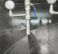 Jet en carbure de tungstène, lavage à haute pression avec seau à eau, nettoyage de la tuyauterie de la pipe à tabac, buse de pulvérisation à trois encoches