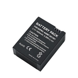 Batería AHDBT-301 de 1600mAh AHDBT201 para GoPro Hero 3 Hero 2 con Certificación CE RoHS, Venta al Por Mayor, Calidad Premium - Product Image 1