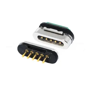 HytePro potente connettore magnetico PCB per caricabatterie usb a 5 pin pogo