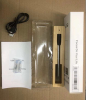 Thermomètre intelligent pour viande en bambou, Bluetooth, longue portée, sonde numérique sans fil avec contrôle par application pour la cuisine, le barbecue et la cuisson