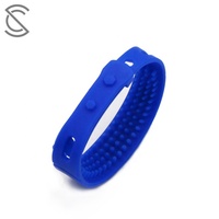 Bracelet en silicone RFID UHF longue portée avec puce Alien H3 pour piscine, spa, festival, 860-960 MHz, étanche, vente en gros