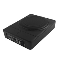 Venta al por mayor de fábrica: Subwoofer de audio para coche de 8/10 pulgadas, altavoz ultrafino activo montado en el asiento, compatible con OLIVER, 20Hz-250Hz