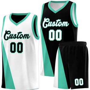 Uniforme de Baloncesto Personalizado Reversible Unisex para Adultos, Cuello en V, Sublimado, Absorbente de Humedad, 340 Gramos - Product Image 1