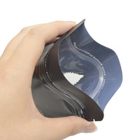 Sacs d'emballage alimentaire en plastique biodégradable blanc mat imprimés sur mesure avec fermeture éclair, sachets refermables en aluminium à fermeture zip, pochettes verticales