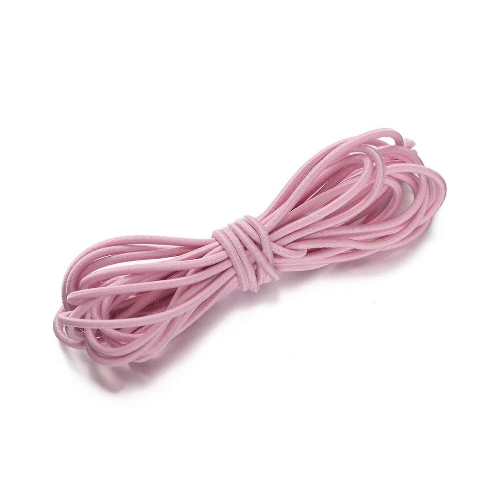 Élastique en nylon coloré 2 mm - 01 Rose