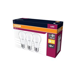 Valore Led classico A60 8.5w lampadina lamella E-27 3 Pack-luce gialla - Product Image 1