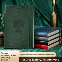 Carnet personnalisé A5 en cuir PU avec couverture transparente en plastique, motif floral mignon, couverture rigide, journal de voyage, logo personnalisé, carnets vierges