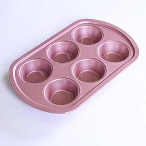 Molde Redondo para Muffins de 12 Tazas, Antiadherente, de Acero al Carbono, Herramienta para Hornear Pasteles - Product Image 3