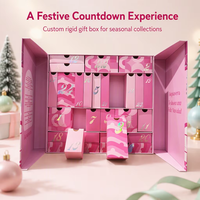 Vente en gros de calendriers de l'avent personnalisables sur le thème de Noël, boîtes cadeaux pour bijoux, cosmétiques, bougies parfumées, emballages