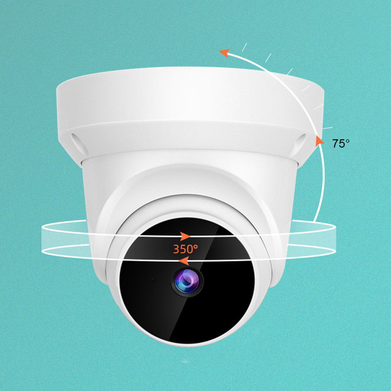 3MP CMOS Audio Infrared Wide Angle Day Night Dome Indoor Humanoid Tracking 180 Degree Rotation WiFi Smart CCTV Camera V380 · image 4