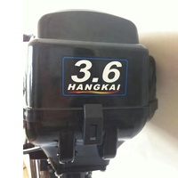 Moteurs hors-bord pour bateaux 3.6 CV 2 temps Hangkai, refroidissement par eau, moteur hors-bord à essence pour la pêche, moteur à jet 2 temps