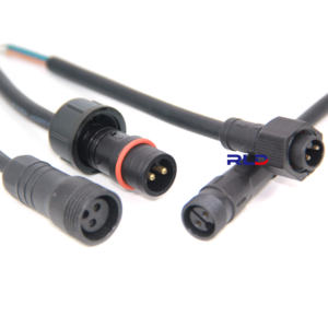 圣诞发光二极管灯2针3路防水电线T连接器 - Product Image 2