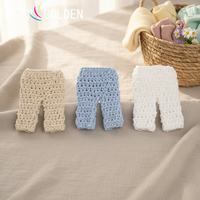 Vêtements pour poupée miniature en coton 100% couleur unie, faits à la main, cadeau pour baby shower et souvenirs de baptême