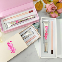 Coffrets de Maquillage Lèvres 20ml – Marque Privée – Longue Tenue – Luxe – Gloss Brillant et Kit Crayon à Lèvres Mat