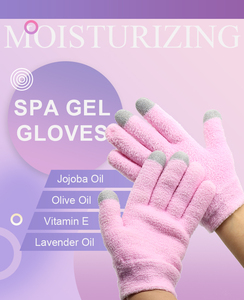 Gants de soin hydratants pour spa, réparateurs pour mains gercées, réutilisables, avec gel hydratant, et chaussettes – Nouveauté très demandée - Product Image 3