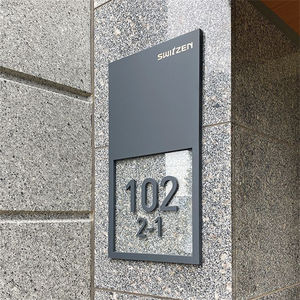 Placas de Metal con Número de Casa en 3D, Letreros de Dirección para el Hogar, Placas de Puerta con Braille ADA para Hoteles y Oficinas, Precio de Fábrica - Product Image 4