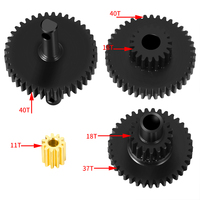 Kit d'engrenages de transmission en acier trempé pour RC Crawler – Engrenages de vitesse haute, basse et standard pour boîte de vitesses de voiture modèle à l'échelle 1:18