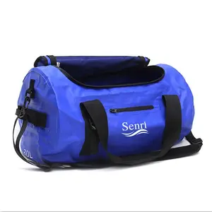 Túi Duffel Chống Thấm Nước Bằng Nhựa PVC Chất Lượng Cao Túi Khô Thoáng Khí Để Chèo Thuyền Kayak, Chèo Thuyền, Đi Biển, Đi Bè