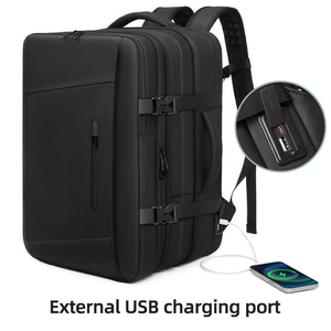 Sac à dos de voyage multifonctionnel pour homme de grande capacité, extensible, à compression sous vide, imperméable, avec airbag - Product Image 5