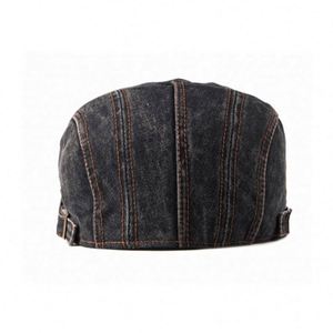 Wholesale Custom Logo Plain <b>Men</b> Cotton <b>Flat</b> <b>Cap</b> Newsboy Hunting Ivy Hats Casual Four Seasons - Product Image 4