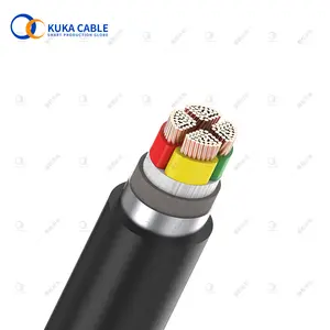 Cable de alimentación de cobre 4 núcleos 25mm 70mm 16mm Cable blindado Swa Precio