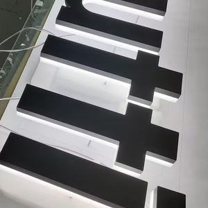 Dễ dàng cài đặt Acrylic Luminous Letter-Partial Side lit <span class=keywords><strong>3D</strong></span> LED Acrylic Đăng IP67 Acrylic thư cho quảng cáo - Product Image 6