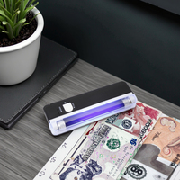 DC-01 Stylo Détecteur de Faux Billets UV 2-en-1 avec Lampe Torche, Vérificateur Portatif pour Billets USD EURO, Vente en Gros