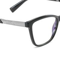 Lunettes œil de chat anti-lumière bleue TR90 unisexes en métal avec logo personnalisé montures de lunettes bloquant la lumière bleue pour ordinateur