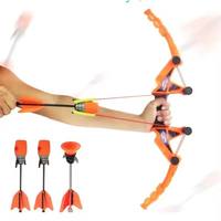 2025 nouveaux jouets de tir en plein air sifflet arc et flèche jeu de Sport ensembles intéressant jouet de sport extérieur pour les enfants