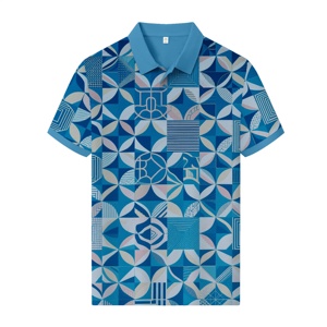 Tela tejida reciclada personalizada 'Pique Man' para hombres para Polos de manga corta traje deportivo informal de negocios y golf - Product Image 3