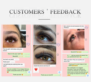 Premade khối lượng thủ công lụa Lash mở rộng trong 5D 6D 7D 8D 10D 14D sẫm màu đen <span class=keywords><strong>OEM</strong></span> người hâm mộ lông mi mở rộng - Product Image 5