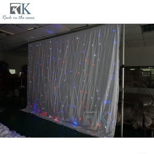 ม่านไฟฟ้าควบคุมด้วยระบบอิเล็กทรอนิกส์ สีขาว สำหรับตกแต่งงานอีเว้นท์ - Product Image 5