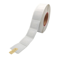 ISO/IEC 15693 Protocole I CODE SLIX 2 15*15mm Cercle Mini NFC Tag Blanc RFID Autocollant